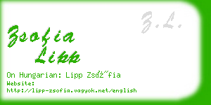 zsofia lipp business card